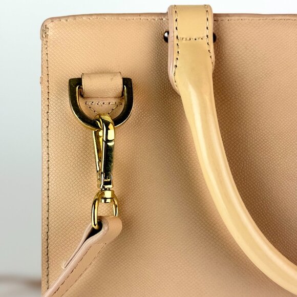 Ted Baker Bow Detail Nude Leather Satchel Handbag , Top Handle - Picture 7 of 12